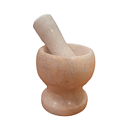 Кам'яна ступка з товкачиком різнокольорова/біла (2141/2142)