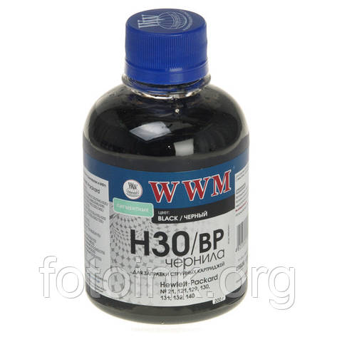 Пігментні Чорнила для HP WWM (H30/BP), Black 200г, фото 1