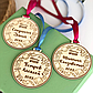 Виготовлення медалей для спортивних змагань на замовлення з дерева, фото 4