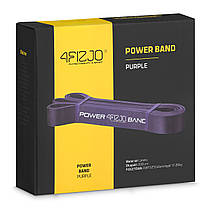 Еспандер-петля 4FIZJO Power Band 32 мм 17-26 кг резинка для фітнесу і спорту Violet (P-5907222931073), фото 6