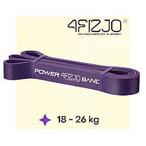 Еспандер-петля 4FIZJO Power Band 32 мм 17-26 кг резинка для фітнесу і спорту Violet (P-5907222931073), фото 3