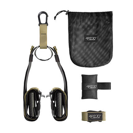 Петлі для функціонального тренінгу 4FIZJO TRX Black/Khaki (P-5907739311023), фото 1