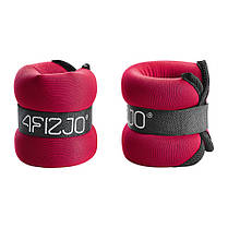 Обважнювачі-манжети для ніг та рук 4FIZJO 2 x 1 кг Black/Red (P-5907739311085), фото 4