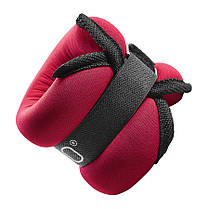 Обважнювачі-манжети для ніг та рук 4FIZJO 2 x 1 кг Black/Red (P-5907739311085), фото 5