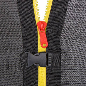 Захисна сітка для батута (зовнішня) Springos 10FT 305-312 см (8 стійок) Black, фото 3