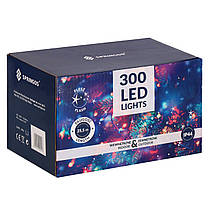 Гірлянда вулична (зовнішня) Springos 24 м 300 LED + Flash CL0328 Warm White, фото 3