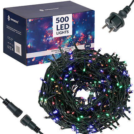 Гірлянда вулична (зовнішня) Springos 30 м 500 LED CL0526 Mix, фото 1