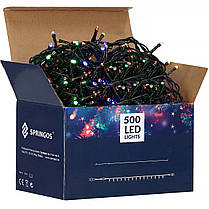 Гірлянда вулична (зовнішня) Springos 30 м 500 LED CL0526 Mix, фото 4