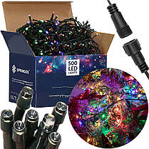 Гірлянда вулична (зовнішня) Springos 30 м 500 LED CL0526 Mix, фото 5