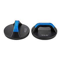 Упори для віджимань поворотні 4FIZJO Push-up Bars Black/Blue (P-5907739312488), фото 6