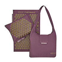 Килимок акупунктурний з подушкою 4FIZJO Eco Mat Аплікатор Кузнєцова Wine Red/Gold (P-5907739312907), фото 3
