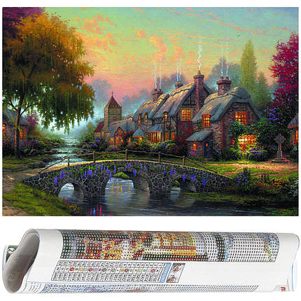 Набір алмазної мозаїки (вишивки) Springos 40 x 30 см DP0013, фото 1