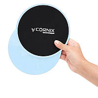 Диски-слайдеры для скольжения (глайдинга) Cornix Sliding Disc 2 шт XR-0179 Sky Blue al Original 3012