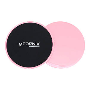 Диски-слайдери для ковзання (глайдингу) Cornix Sliding Disc 2 шт XR-0182 Pink, фото 1