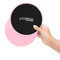 Диски-слайдеры для скольжения (глайдинга) Cornix Sliding Disc 2 шт XR-0182 Pink al Original 3013