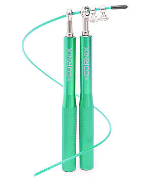 Скакалка швидкісна для кросфіту Cornix Speed Rope XR-0156 Green, фото 1