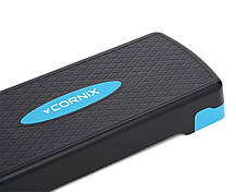 Степ-платформа 2-ступінчаста Cornix 68 х 28 х 10-15 см XR-0191 Black/Blue, фото 5