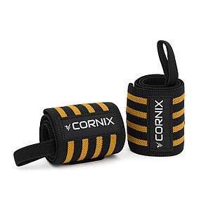 Бинти для зап'ясть (кистьові бинти) Cornix Wrist Wraps XR-0196 Black/Orange, фото 3