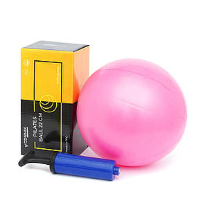 М'яч для пілатесу, йоги, реабілітації Cornix MiniGYMball 22 см XR-0228 Pink, фото 1