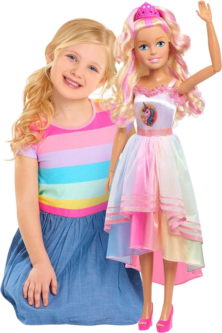 Лялька барбі Найкраща модна лялька для вечірки єдиноріг 70 см Best Fashion Friend Unicorn Party Doll 63561