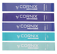 Резинки для фітнесу Cornix Mini Power Band набір 5 шт 1-20 кг XR-0047, фото 6