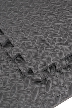 Мат-пазл (ластівчин хвіст) Cornix Mat Puzzle EVA 120 x 120 x 1 cм XR-0072 Black, фото 3