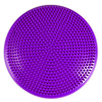 Балансувальна подушка-диск Cornix 33 см (сенсомоторна) масажна XR-0056 Violet, фото 3
