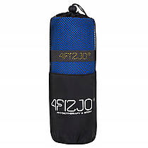 Рушник спортивний 4FIZJO 130 x 75 см з мікрофібри Blue (P-5907739317254), фото 5
