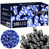 Гірлянда на батарейках Springos 10 м 100 LED CL4033 Blue, фото 5