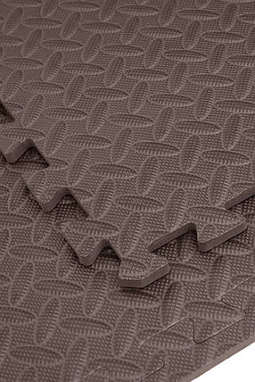 Мат-пазл (ластівчин хвіст) Cornix Mat Puzzle EVA 120 x 120 x 1 cм XR-0238 Braun, фото 4