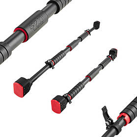 Турнік розсувний 4FIZJO PRO 72-110 см Black/Red (P-5907739313263)