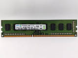 Оперативна пам'ять Samsung DDR3 2Gb 1600MHz PC3-12800U (M378B5773DH0-CK0) Б/В, фото 4