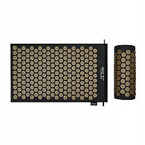 Килимок акупунктурний з валиком 4FIZJO Classic Mat Аплікатор Кузнєцова Black/Gold (P-5907739314987), фото 4