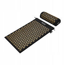 Килимок акупунктурний з валиком 4FIZJO Classic Mat Аплікатор Кузнєцова Black/Gold (P-5907739314987), фото 6