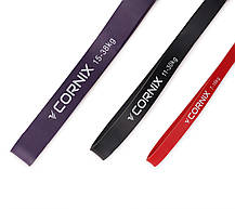 Еспандер-петля Cornix Power Band 7-38 кг (резина для фітнесу та спорту) набір 3 шт XR-0259, фото 5