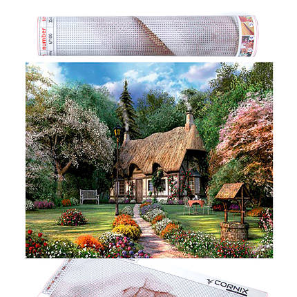 Набір алмазної мозаїки (вишивки) Cornix Art 40 x 30 см AY26, фото 1