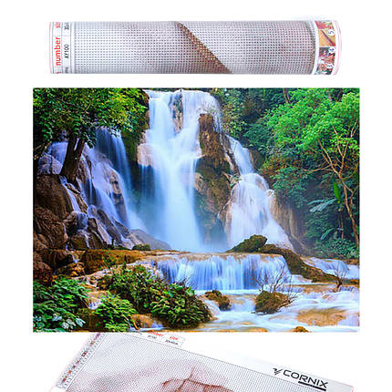 Набір алмазної мозаїки (вишивки) Cornix Art 40 x 30 см AY30, фото 1