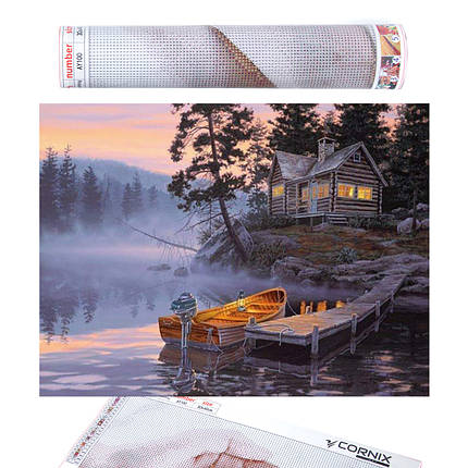 Набір алмазної мозаїки (вишивки) Cornix Art 40 x 30 см AY33, фото 1