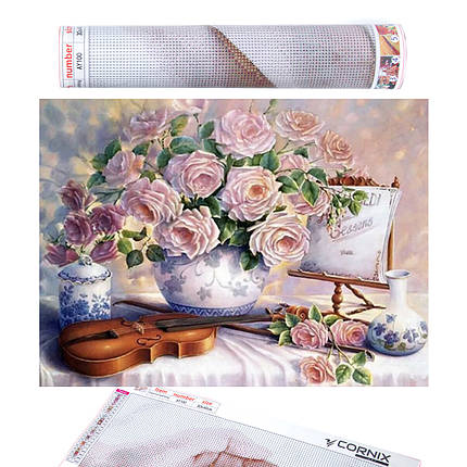 Набір алмазної мозаїки (вишивки) Cornix Art 40 x 30 см AY56, фото 1