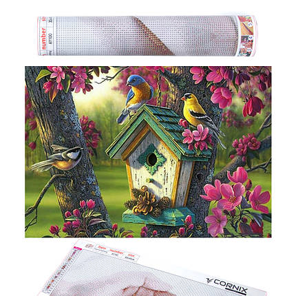 Набір алмазної мозаїки (вишивки) Cornix Art 40 x 30 см AY72, фото 1