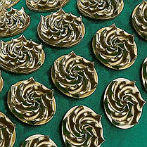Валик акупунктурний 4FIZJO Standard Аплікатор Кузнєцова Navy Green/Gold (P-5907739316929), фото 3