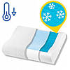 Подушка ортопедична 4FIZJO Ergo+ 40 x 60 см охолоджуюча для сну White (P-5907739317025), фото 9