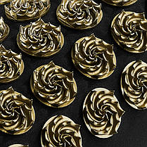 Валик акупунктурний 4FIZJO Standard Аплікатор Кузнєцова Black/Gold (P-5907739316936), фото 3