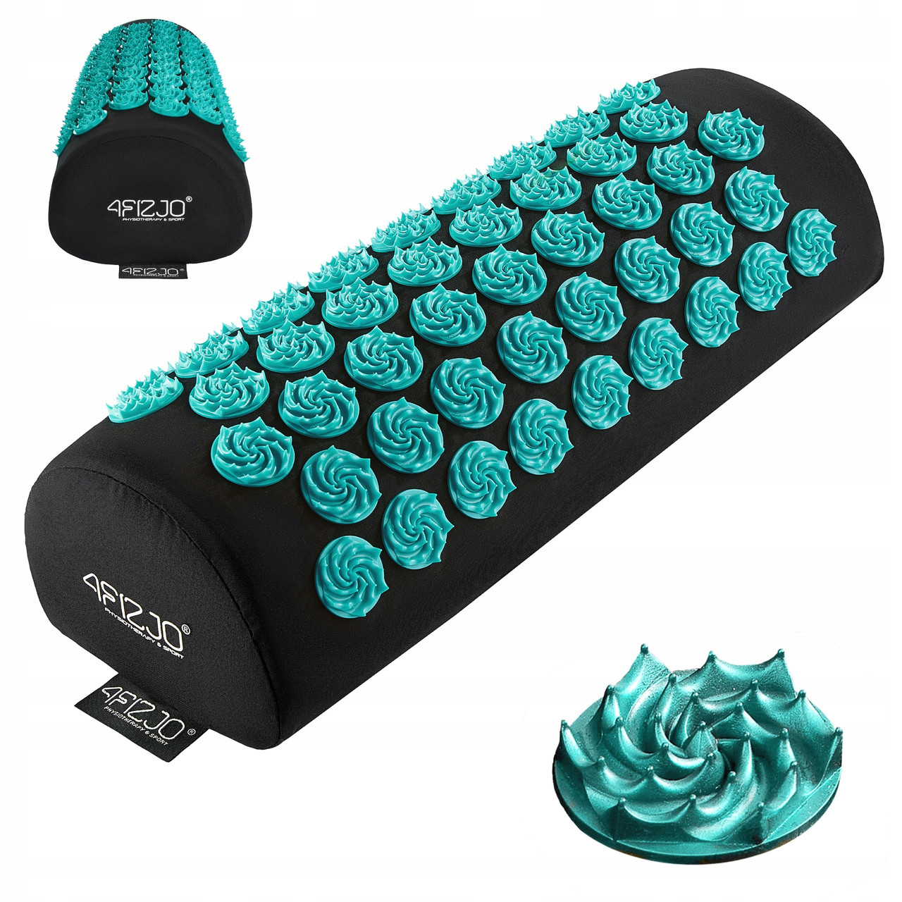 Валик акупунктурний 4FIZJO Standard Аплікатор Кузнєцова Black/Blue (P-5907739316943)