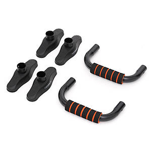Упори для віджимань Cornix Push-up Bars XR-0168 Black/Orange, фото 3