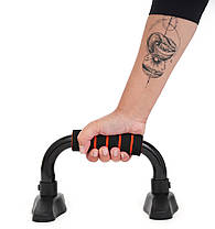 Упори для віджимань Cornix Push-up Bars XR-0168 Black/Orange, фото 4