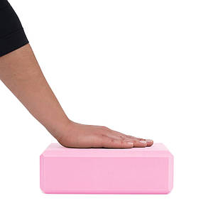 Блок для йоги Cornix EVA 22.8 x 15.2 x 7.6 см XR-0098 Pink, фото 4