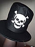 Капелюх циліндр із Черепом Helloween, фото 2