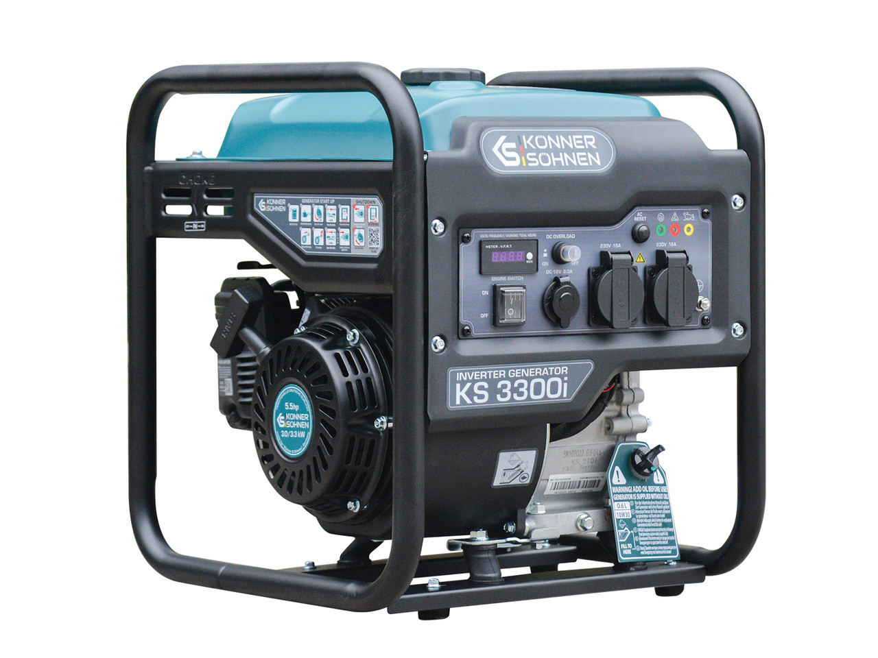 Генератор інверторний Konner&Sohnen KS 3300i 3 кВт, (3477)