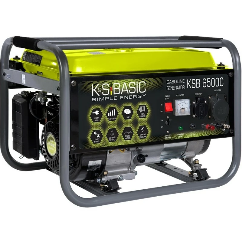 Бензиновый генератор «K&S Basic» KSB 6500C, (04585) - фото 2 - id-p1997393808